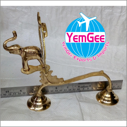 Brass Temple Aarathies - Color: Golden
