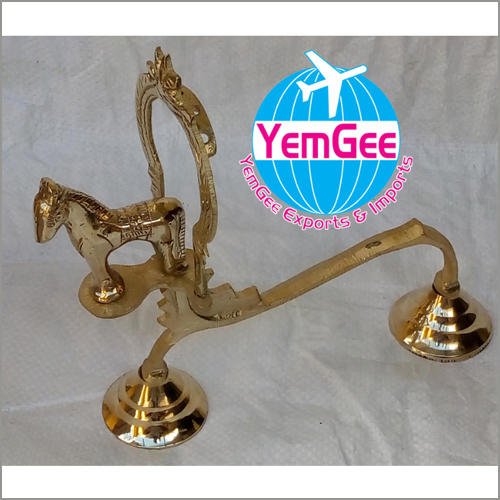 Brass Temple Aarathies - Color: Golden