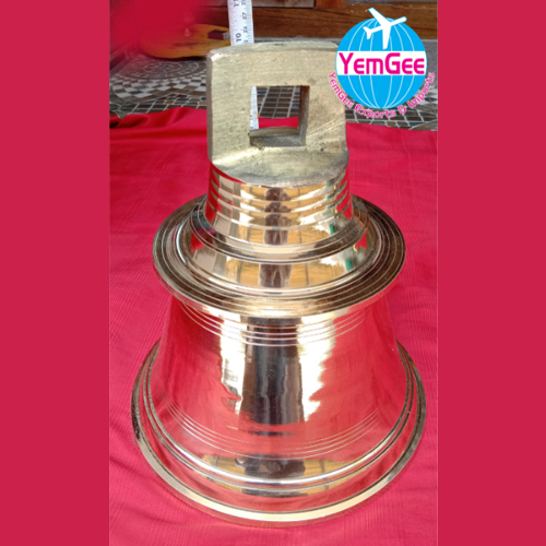 Brass Temple Bell - Color: Golden