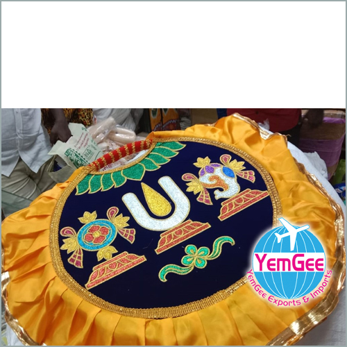 Temple Alavattam Decorative Item - Color: Multicolor