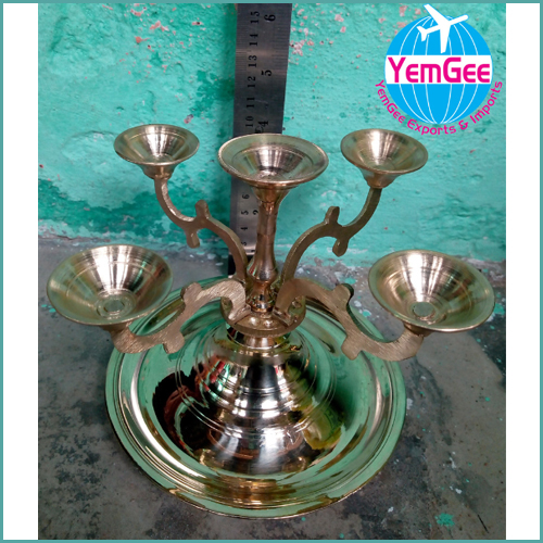 Brass Karpoora Arathi