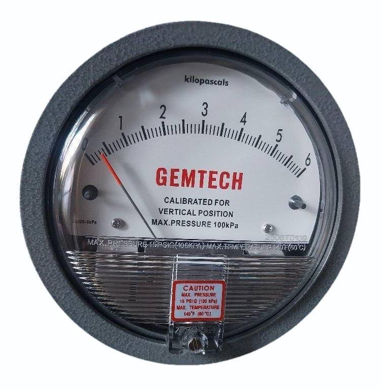 Popular Brands Across India - GEMTECH Differential Pressure Gauge Wholesaler Near DELHI