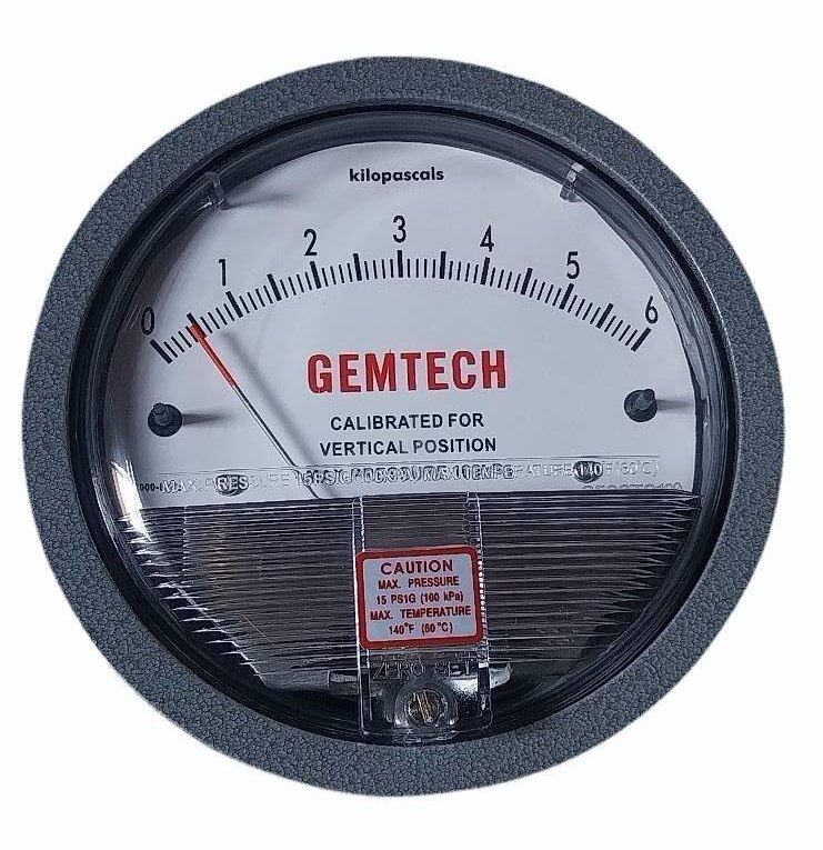 Popular Brands Across India - GEMTECH Differential Pressure Gauge Wholesaler Near DELHI