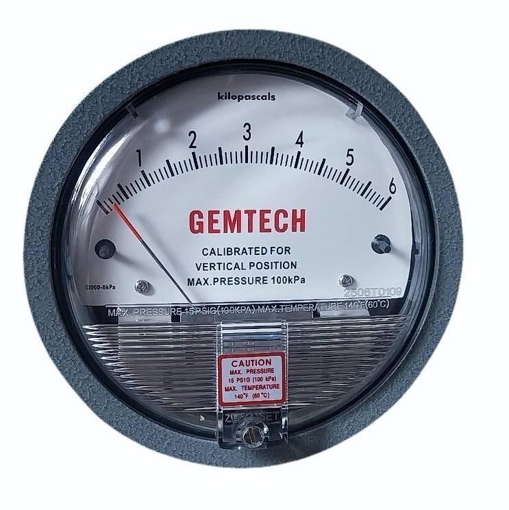 Popular Brands Across India - GEMTECH Differential Pressure Gauge Wholesaler Near DELHI