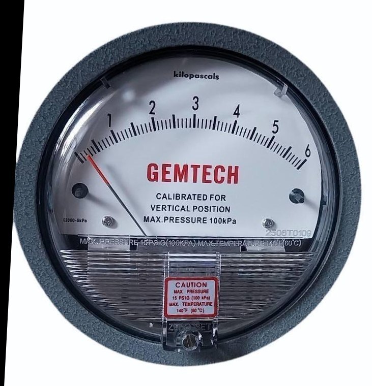 Popular Brands Across India - GEMTECH Differential Pressure Gauge Wholesaler Near DELHI