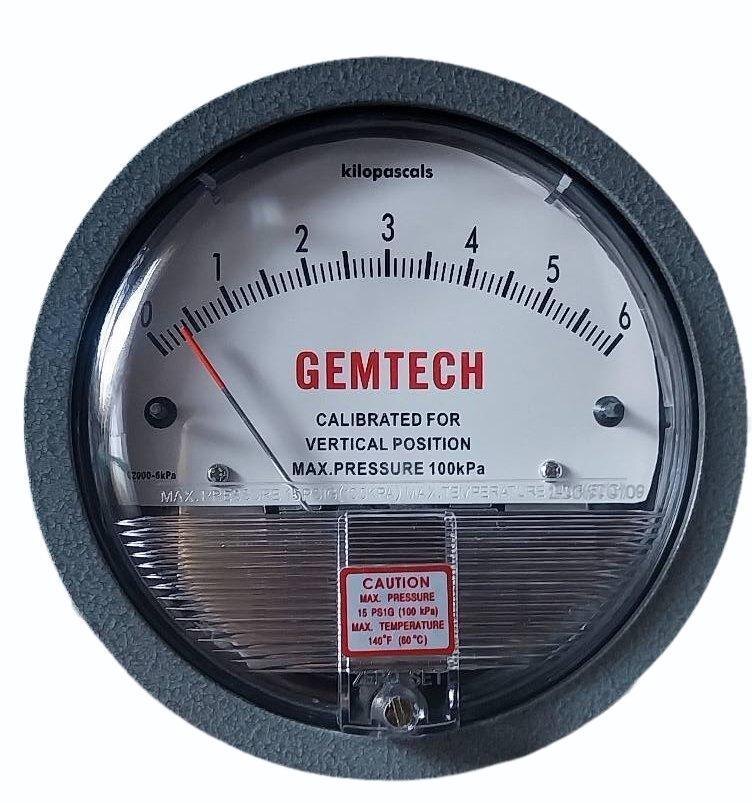 Popular Brands Across India - GEMTECH Differential Pressure Gauge Wholesaler Near DELHI