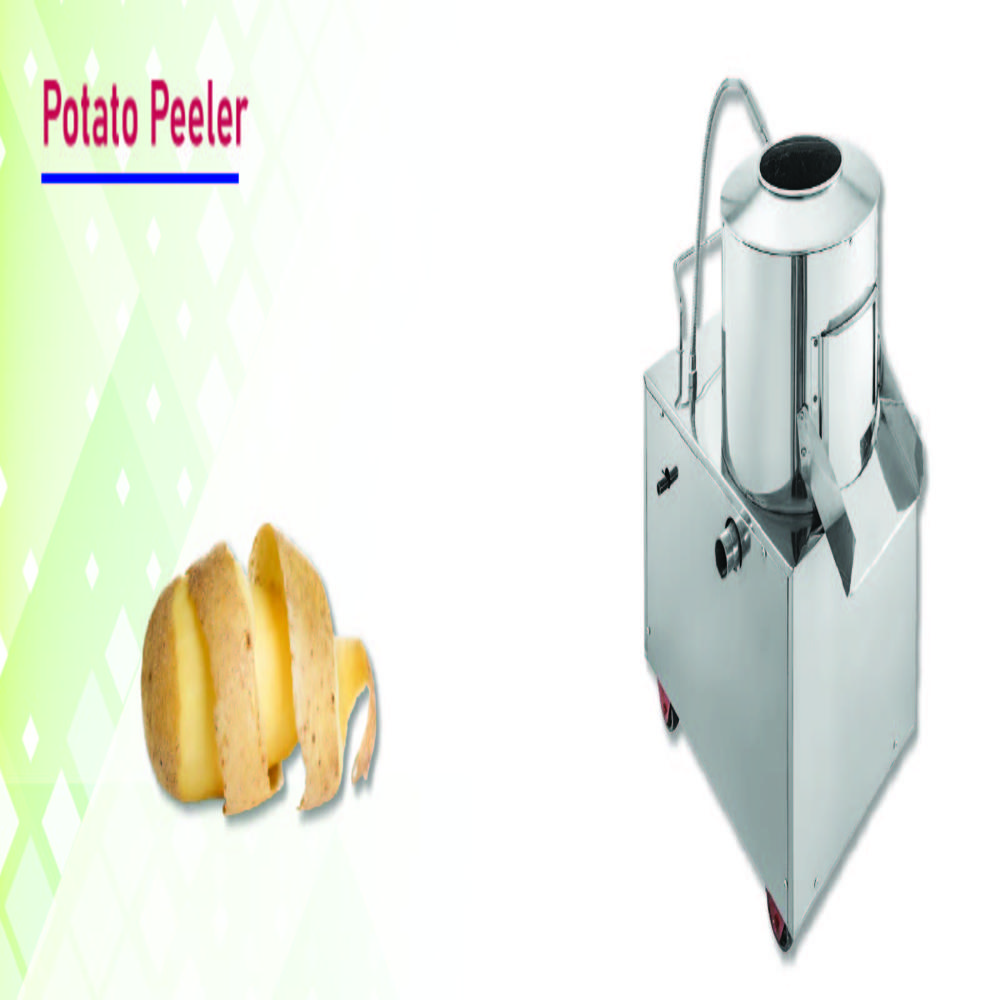 Potato Peeler Machine - Color: Silver