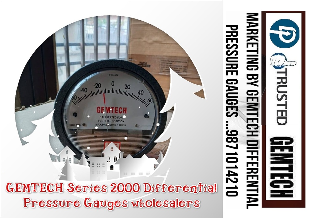 'Popular Brands Across All India' - GEMTECH Differential Pressure Gauge Wholesaler Near Mumbai