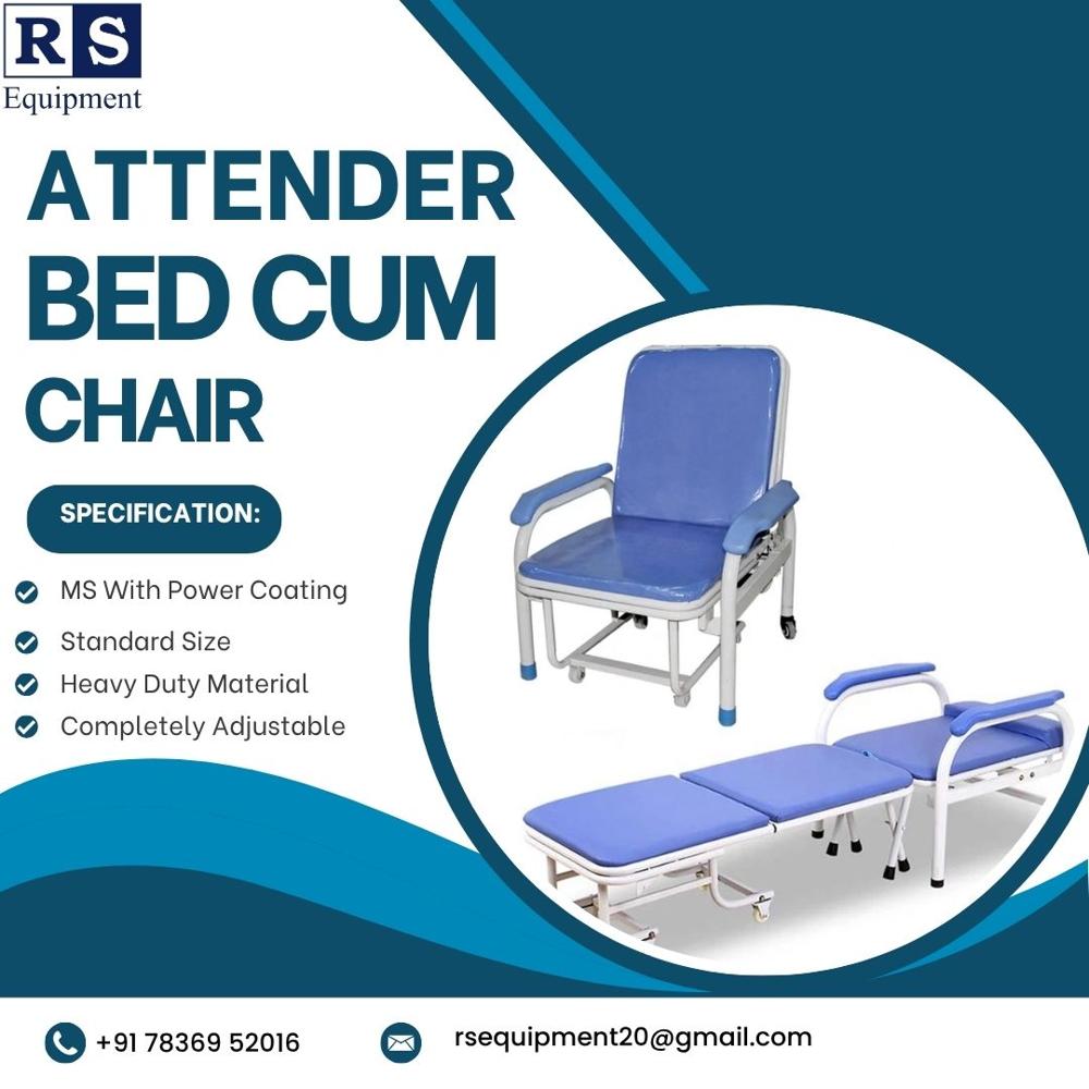 Attendant bed cum chair
