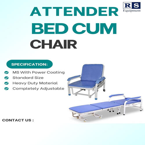 Attendant bed cum chair