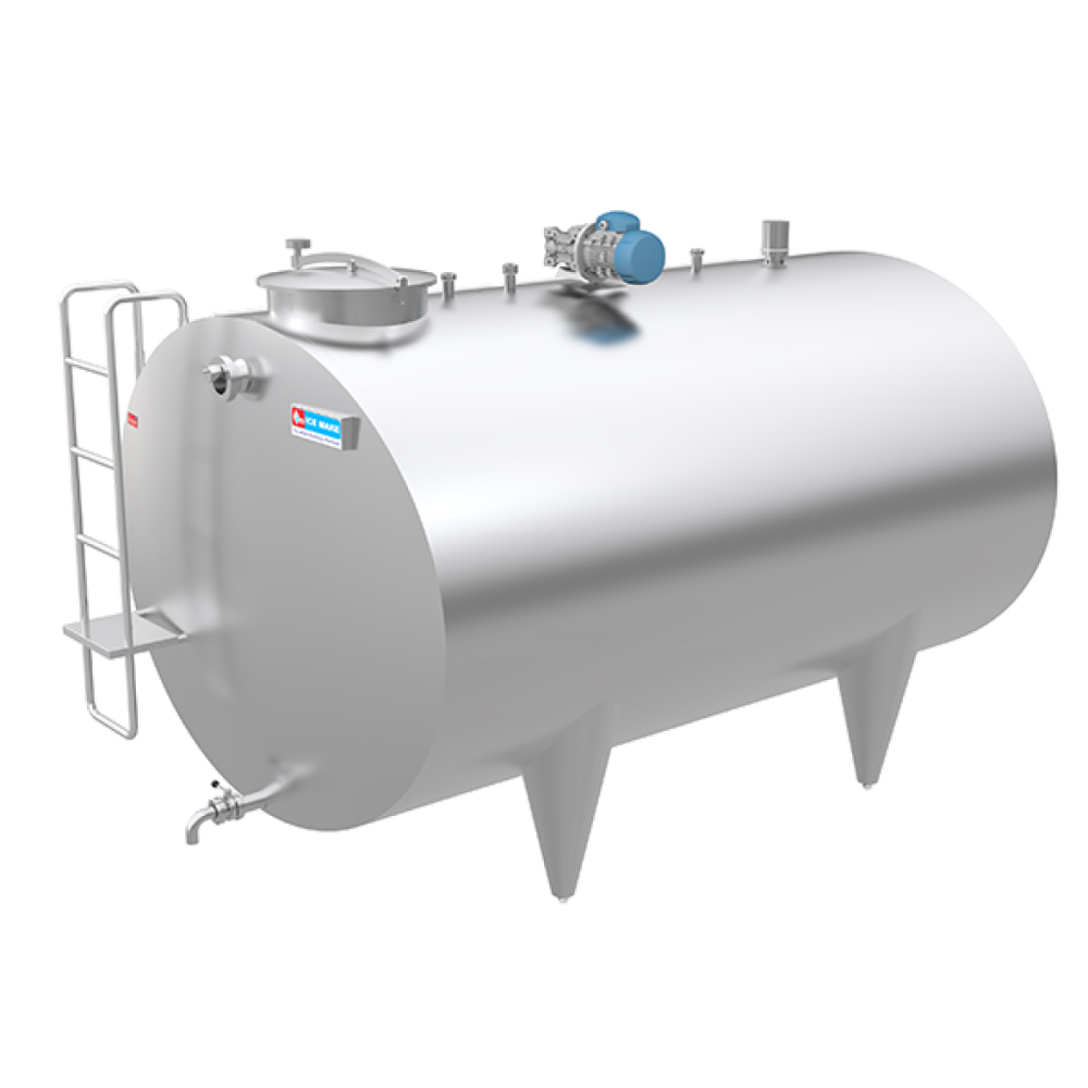 Bulk Milk Chiller Machine - Color: Silver