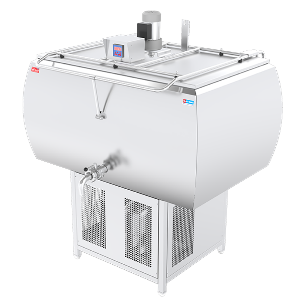 Bulk Milk Chiller Machine - Color: Silver