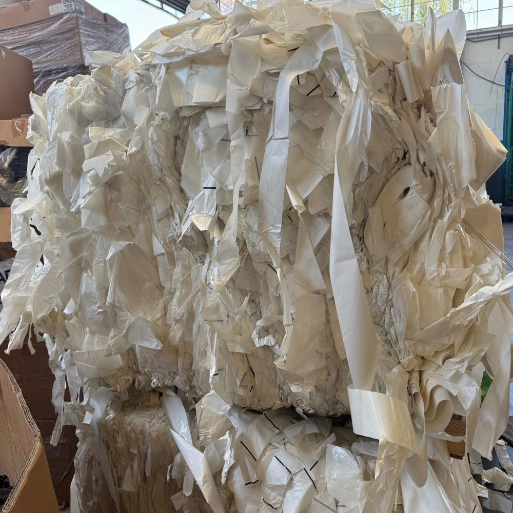 Bleached CCK Spent Liners for repulping