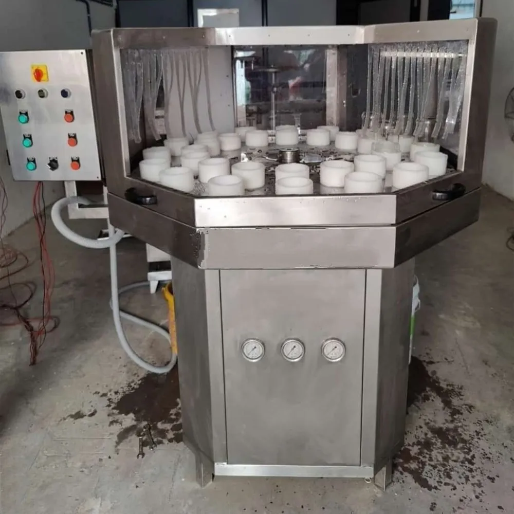 Rotary Washer Machine - Color: Silver
