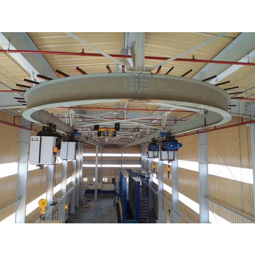 Curved Track Monorail With Hoist For Galvanizing Plant - Frequency: 50-60 Hertz (Hz)