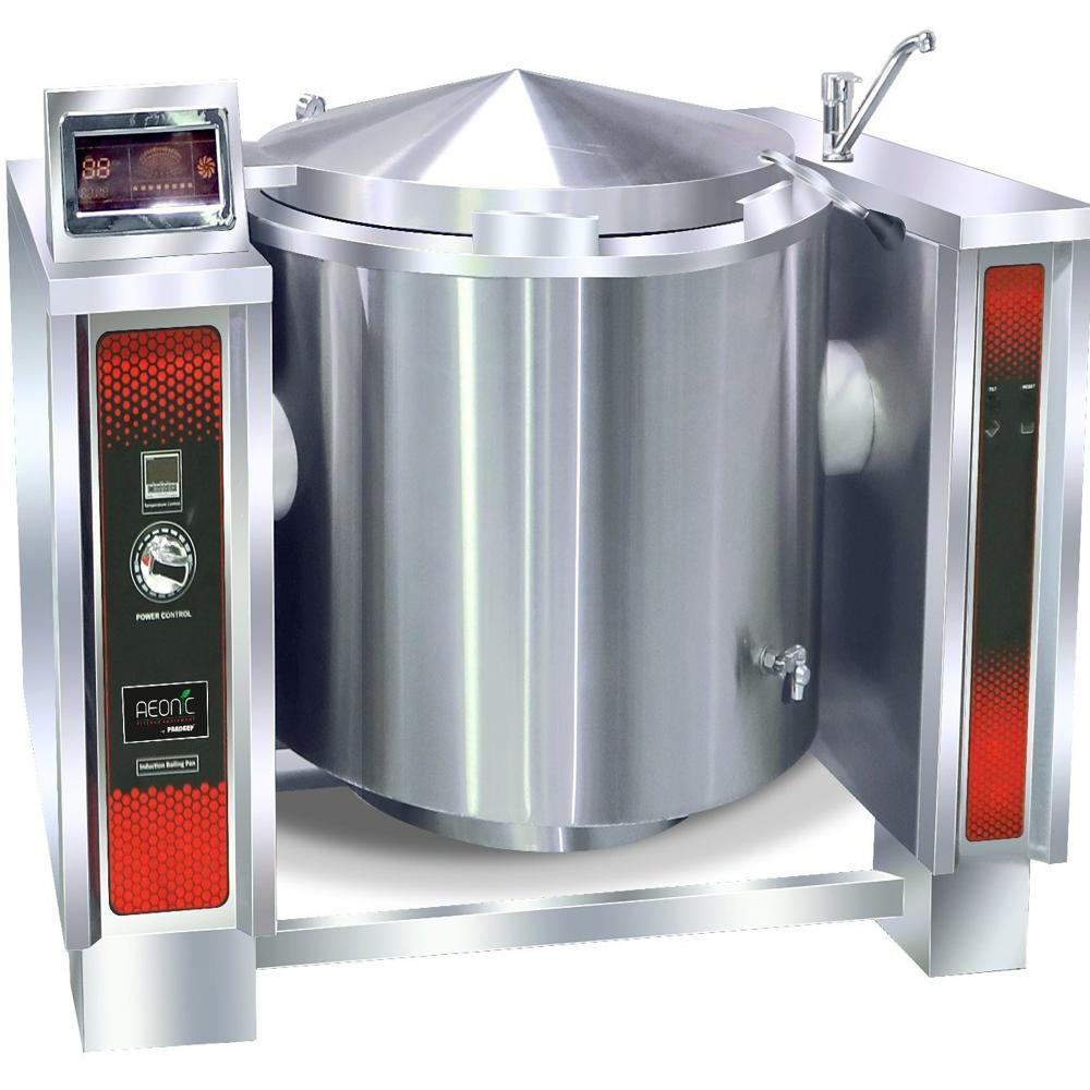 commercial tilting boiling pan