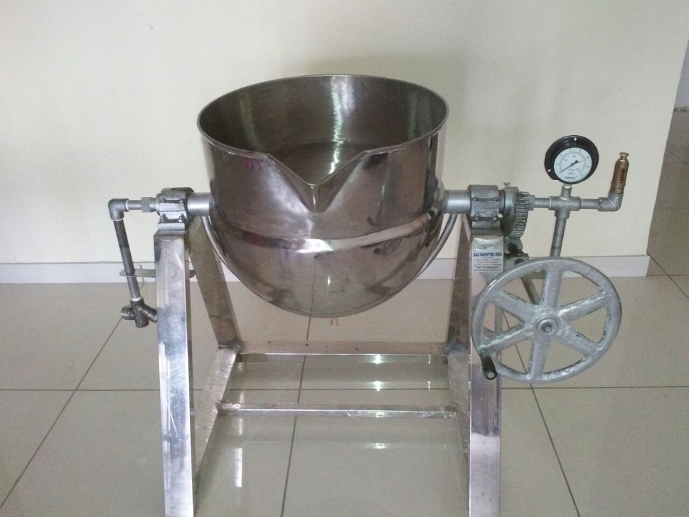 225 Ltr Steam Jacketed Kettle - Features: Good Quality