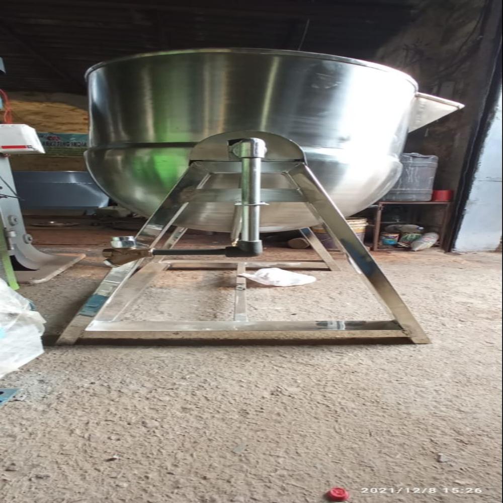 Tomato Steam Jacketed Kettle - Color: Silver