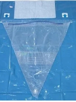 V Brass Drape Disposable - Application: Measuring Of Blood Loss