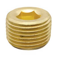 Brass Plug Hex Countersunk - Color: Various Color Available