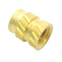 पीतल का क्नर्लेड इंसर्ट नट