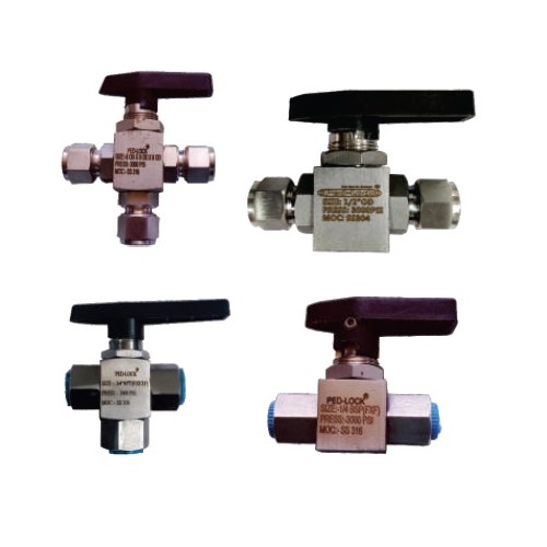 Panel Mount Ball Valve - Color: As Per Requirement