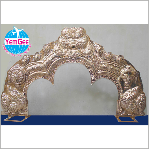 Brass Thiruvachi - Color: Golden