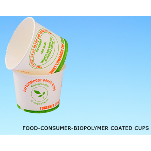 Biopolymer Coated Paper Cup - Color: Multicolour