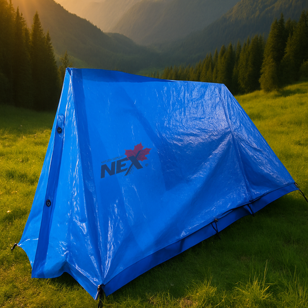 Camping Tents Cross Laminated - Color: Blue