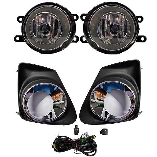 K D Fog Lamp Set for Toyota Corolla Altis Type 2 (PAIR) 2011-2013 Type 2 (Complete Kit)