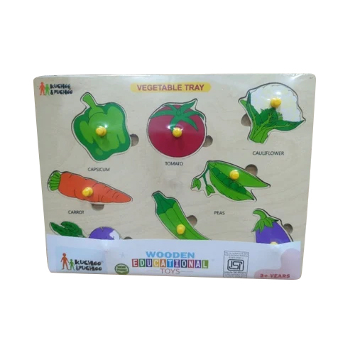 Vegetables Wooden Educational Toy - Age Group: 4-6 Yrs