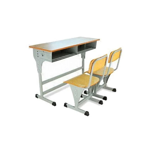 BS-0407 डबल डेस्क और कुर्सी