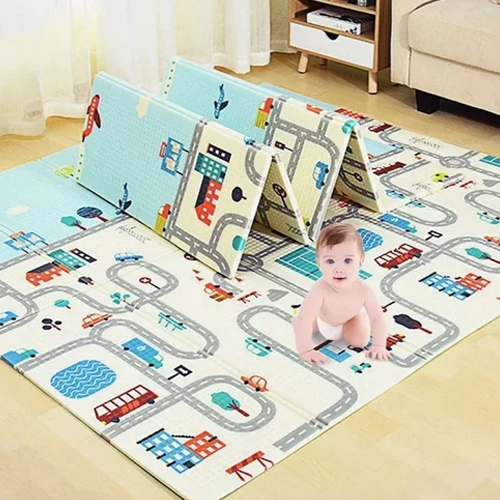 5X6 Feet Baby Folding Play Mat -Indoor - Age Group: 1-2 Yrs