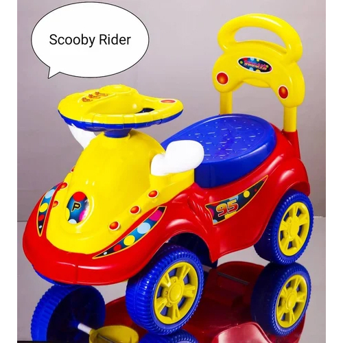 Scooby Rider Ride On - Body Material: Plastic