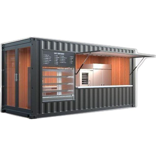 Portable Cafeteria - Steel, Requirement-based Dimensions, Grey | Versatile Panels With Various Thickness For Shop Setups