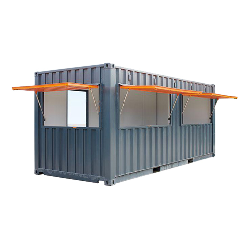 Portable Cafeteria - Steel, Requirement-based Dimensions, Grey | Versatile Panels With Various Thickness For Shop Setups
