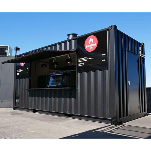 Portable Cafeteria - Steel, Requirement-based Dimensions, Grey | Versatile Panels With Various Thickness For Shop Setups