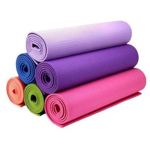 6Mm Anti Skid Non Toxic Yoga Mat - Color: Multicolor