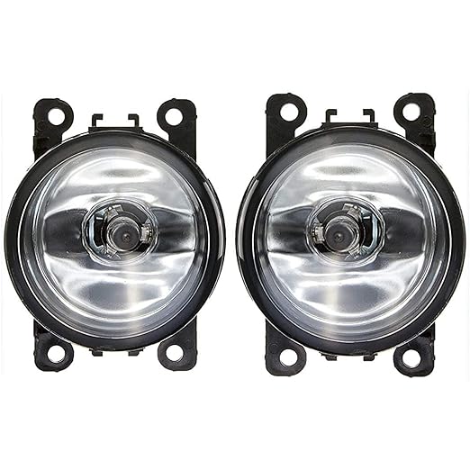 K D Fog Lamp Set for Swift, Ritz, Dzire, K10 T2, Ecosport, Baleno, WagonR, S-Cross, Astar, Ertiga, SX4, Ignis, Ciaz, Brezza, Celerio, Kwid, Nexon, Safari, Glanza, With BULB