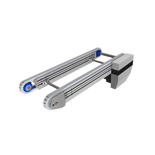 Dual-Row Head-Driven Plastic Chain Conveyor - Features: High Efficiency