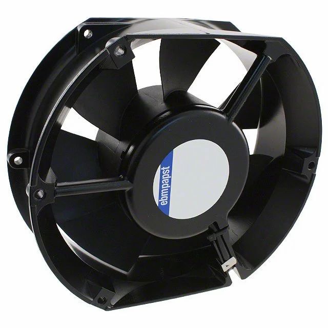 Ebm Papst Fan - Metal, 276mm, Silver, 2500 Rpm, Ac Centrifugal Blower, 230 Vac, Ip20 | 5 Blades, Wall Mounted, 12w Power, 1-year Warranty