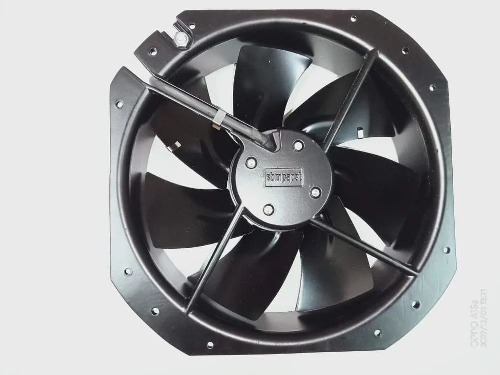Ebm Papst Fan - Metal, 276mm, Silver, 2500 Rpm, Ac Centrifugal Blower, 230 Vac, Ip20 | 5 Blades, Wall Mounted, 12w Power, 1-year Warranty