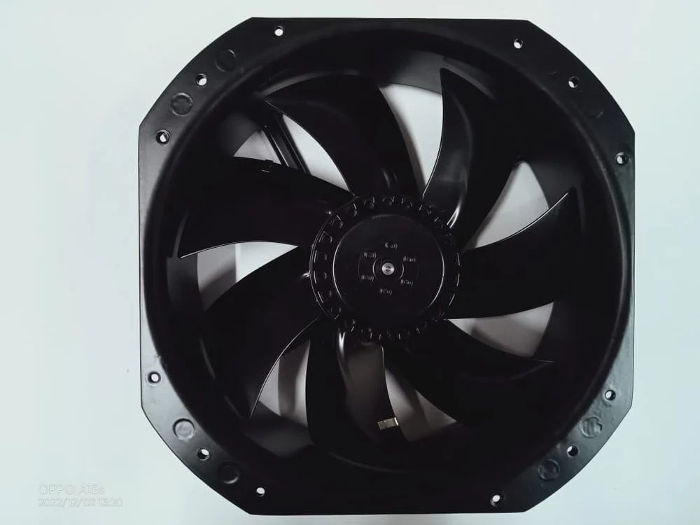 Ebm Papst Fan - Metal, 276mm, Silver, 2500 Rpm, Ac Centrifugal Blower, 230 Vac, Ip20 | 5 Blades, Wall Mounted, 12w Power, 1-year Warranty
