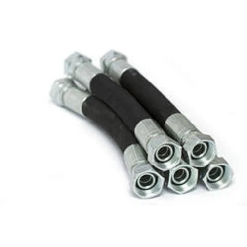 3-4 Inch Hydraulic Hose - Color: Black