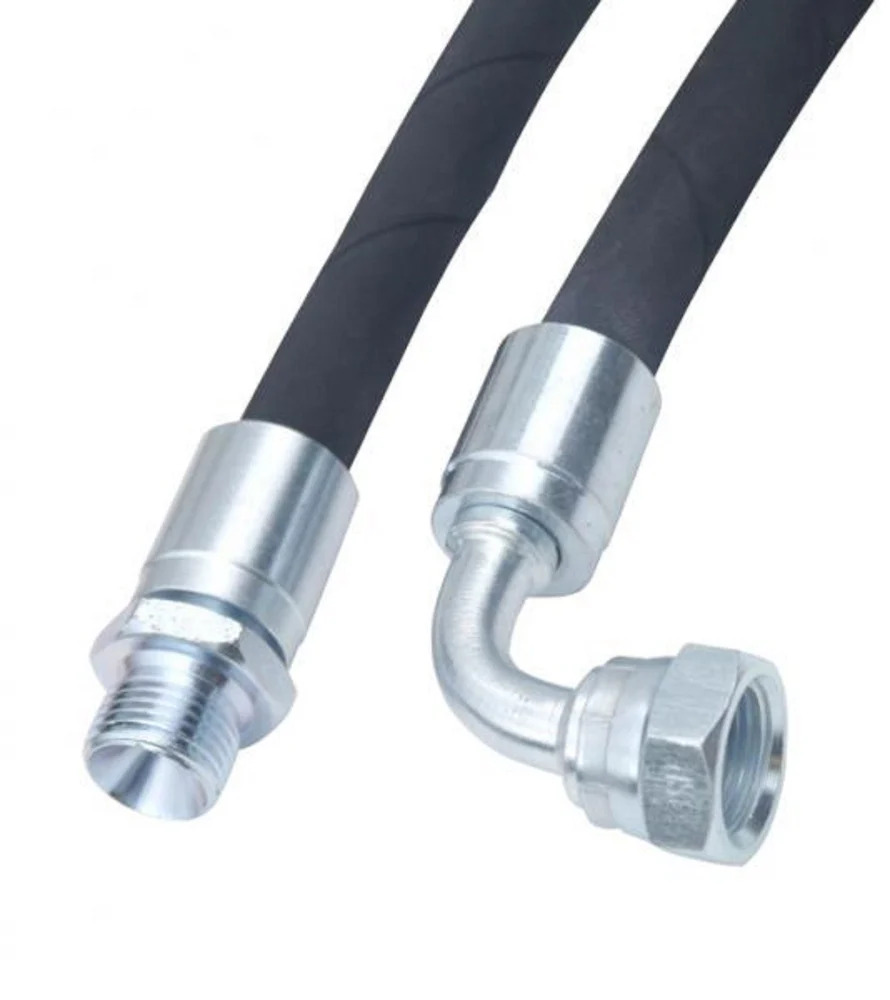 Braided Hose Pipe - Color: Silver