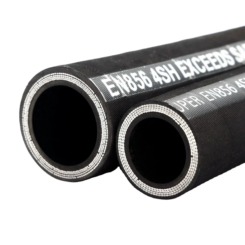1 Inch High Pressure Hydraulic Hose - Color: Silver