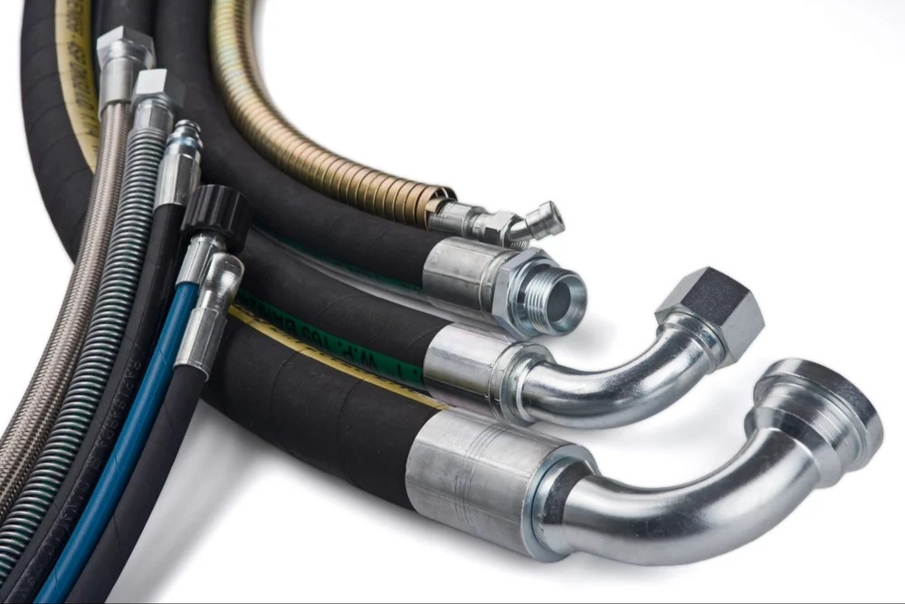 3-8 Inch Hose Pipe - Color: Silver