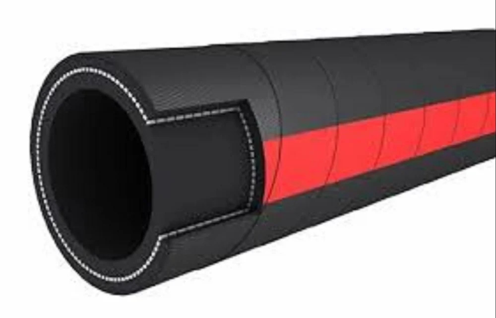 Black Hydraulic Rubber Hose - Hardness: 75 Shore A