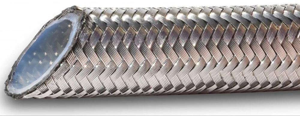 Ptfe Hose Assembly - Color: Silver