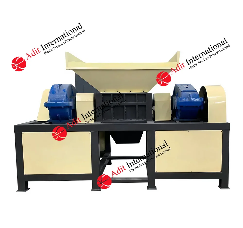 Metal Scrap Shredder - 5000 Kg, Automatic Vfd & Plc Control, 440v, 50hz | Lifetime Shaft Warranty, Dual-shaft 1000+ Hp Performance, Smart Sorting Integration